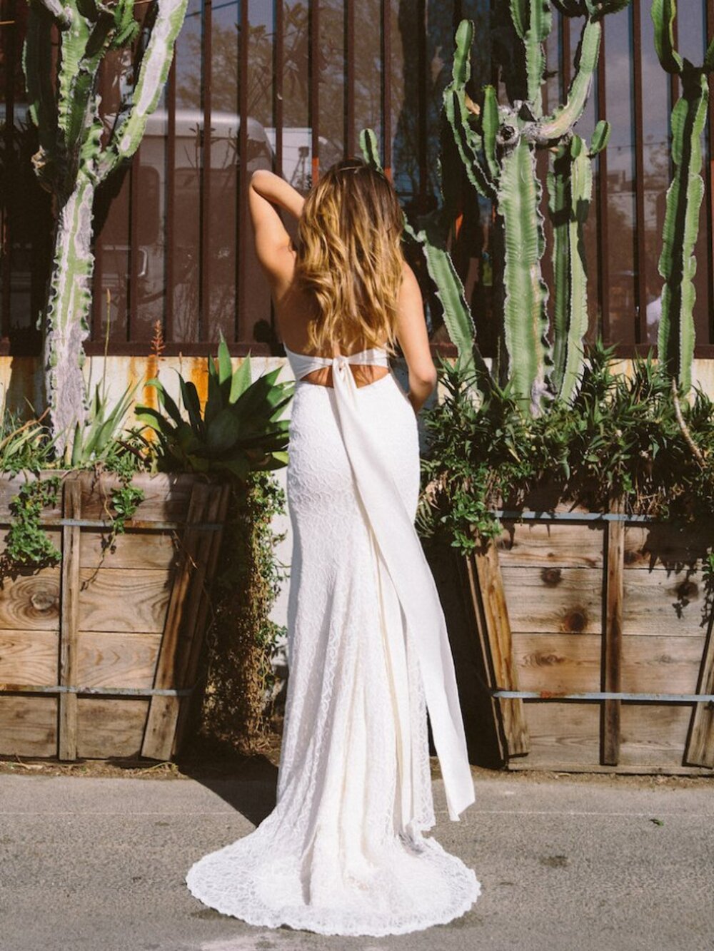 Avalon Wedding Gown by LAUDAE
